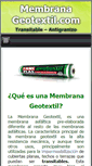 Mobile Screenshot of membranageotextil.com